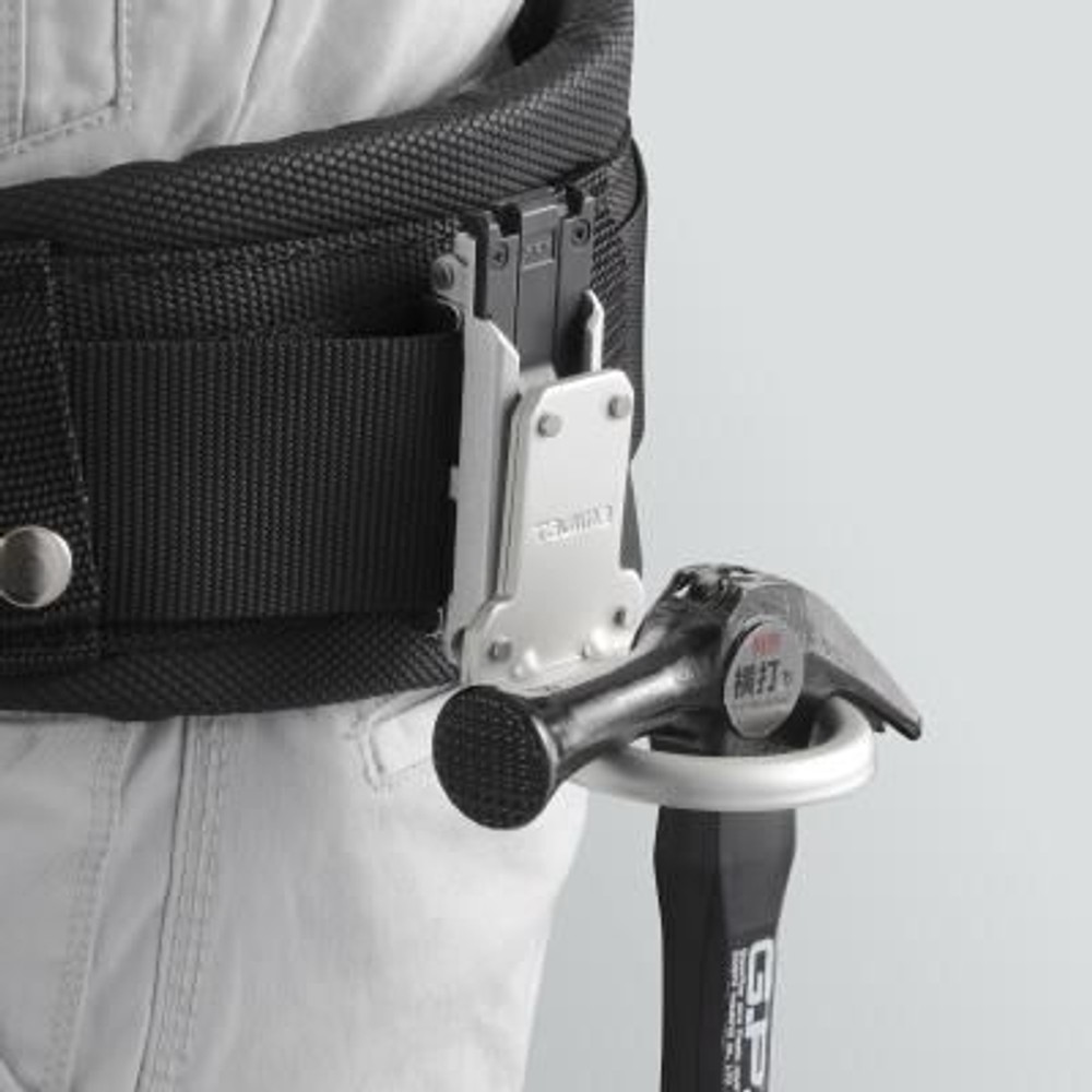 TAJIMA（タジマ）　セフ工具ホルダーアルミ ハンマー1穴（セフ別売）　SFKHA-H1, シルバー, 工具ホルダー