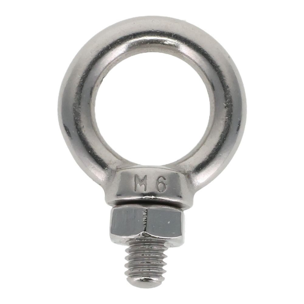 ステンレスアイボルト（ナット付き）６ｍｍ, アイボルト, 6mm