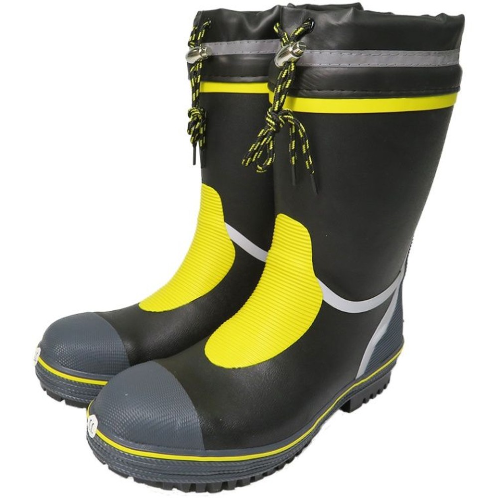 踏み抜き防止鉄板入りセーフティブーツ　ショート, ＢＫ／ＹＥ（Ｍ）, Ｍ