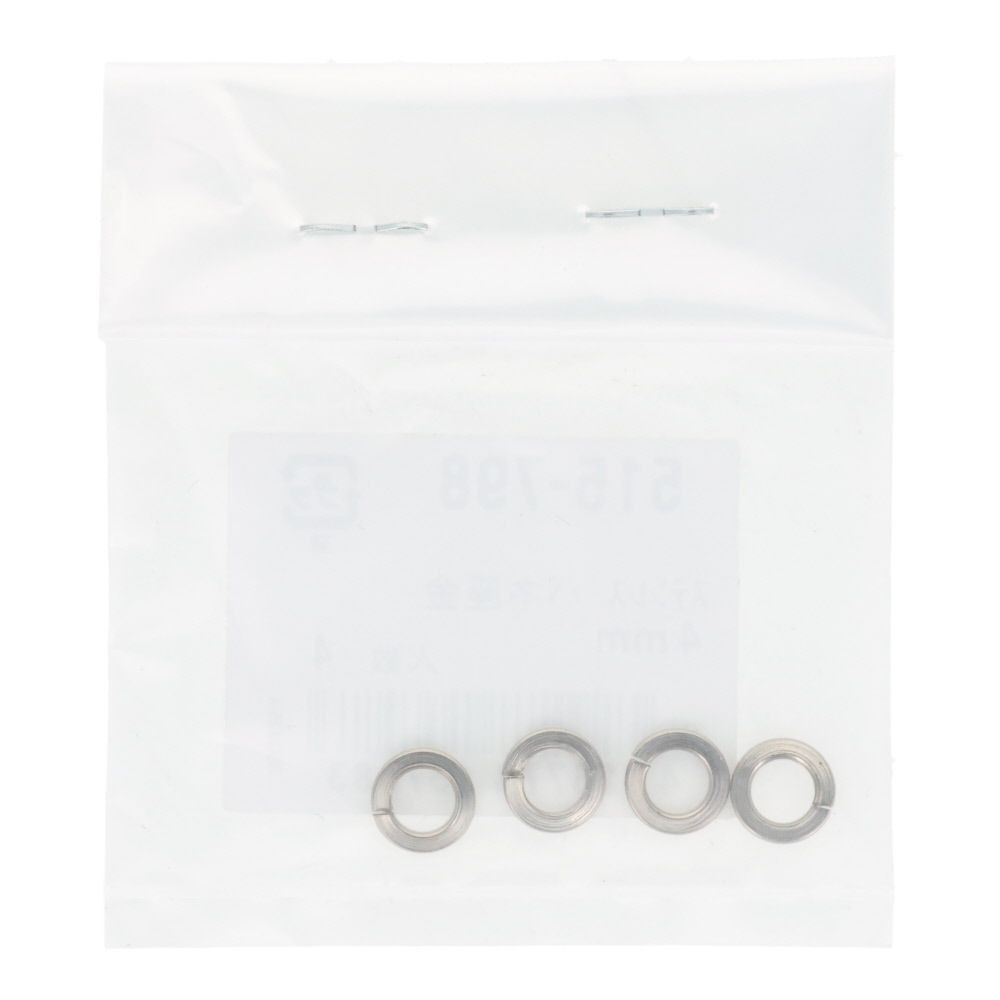 ＯＨＳＡＴＯ　ステンレス　バネ座金　４ｍｍ, ステンレス, 4mm