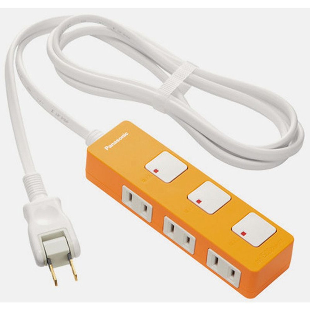 ザ・タップＺ　3個口2ｍ, オレンジ, 2.0m