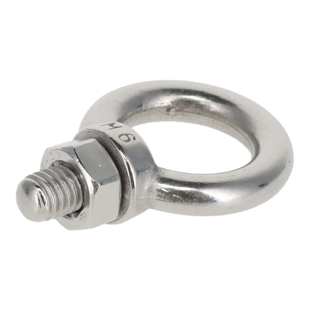 ステンレスアイボルト（ナット付き）６ｍｍ, アイボルト, 6mm