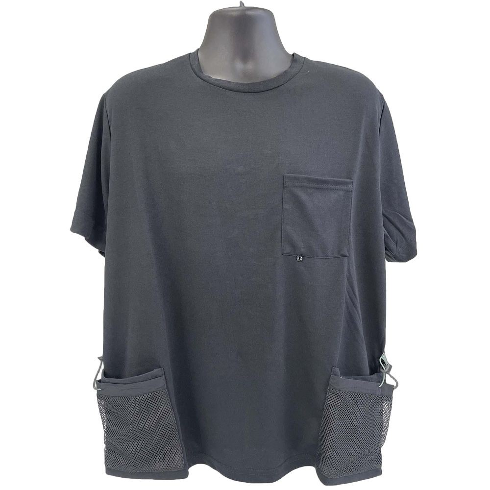 ウイザ WIZ'A ７ポケットＴシャツ　ブラック, ブラック, Mサイズ