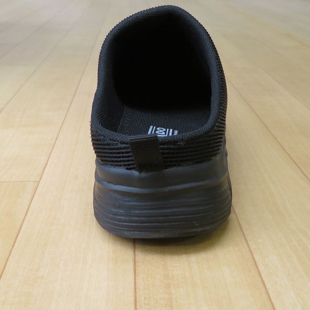 通気性サンダル　黒, 黒（28cm）, 25cm