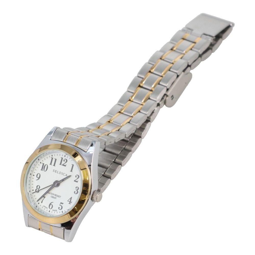 クレファー　日本製ウォッチ, ゴールド, レディース