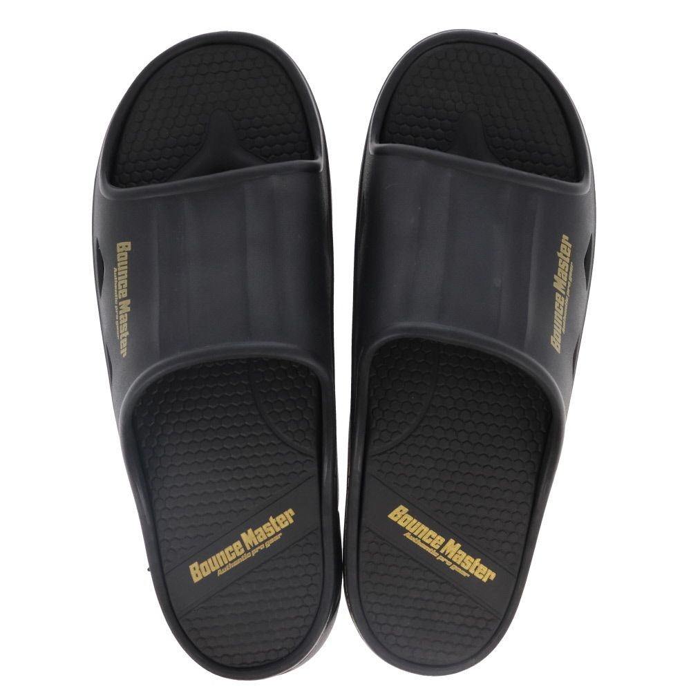 紳士　ＢＭ防滑高弾力　シャワーサンダル　ＢＫＧＤ　３Ｌ, ブラック&times;ゴールド, 3Lサイズ