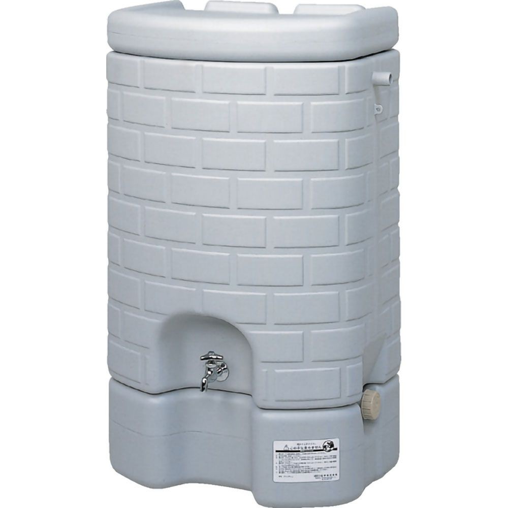 サンコー　雨水タンク　２００Ｌ　セット　【メーカー直送・代引不可】【法人限定】【日祝配送不可・時間指定不可】, グレー, 200L