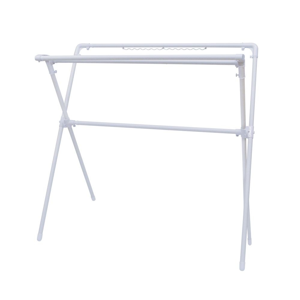 WIZ'A ウィザ デザイン　Ｘ型アルミ布団干しダブルバー, ホワイト, X型