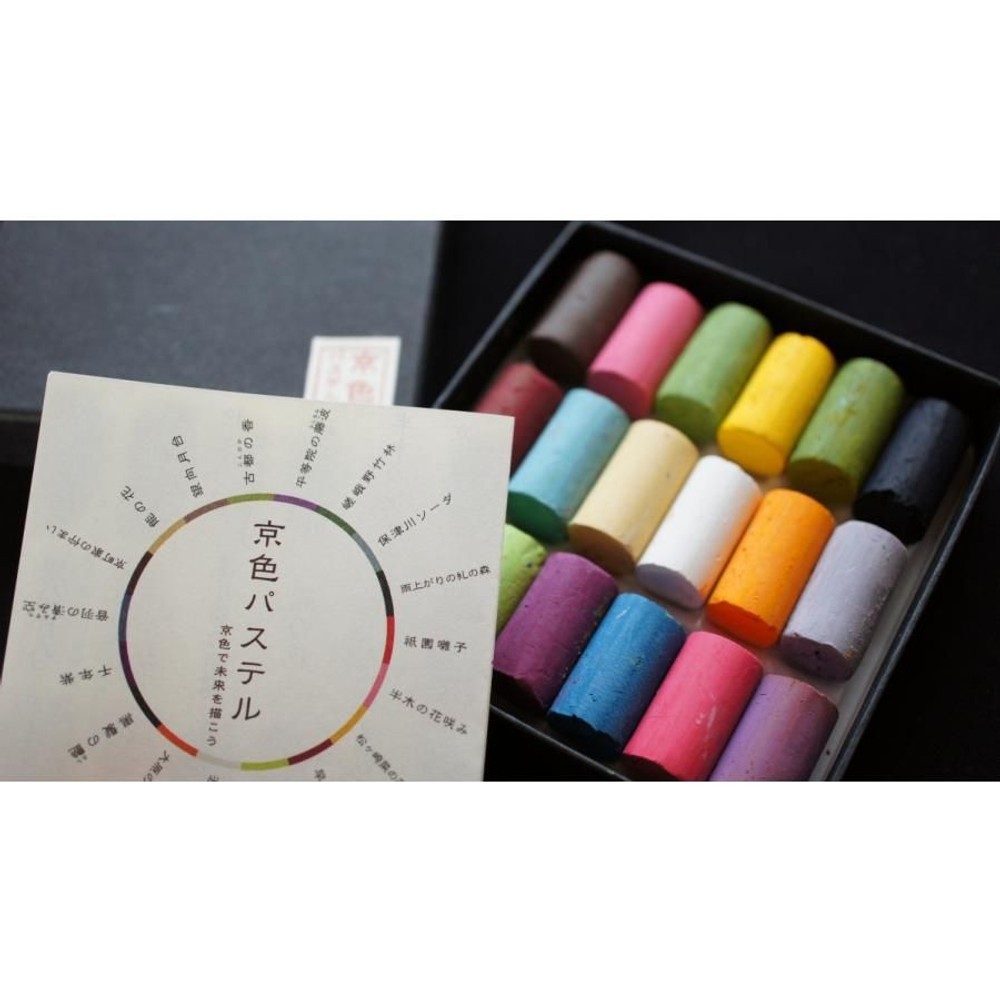 王冠化学工業所 ゴンドラパステル 京色パステル 18色セット 07040018, 京色パステル , 18色セット