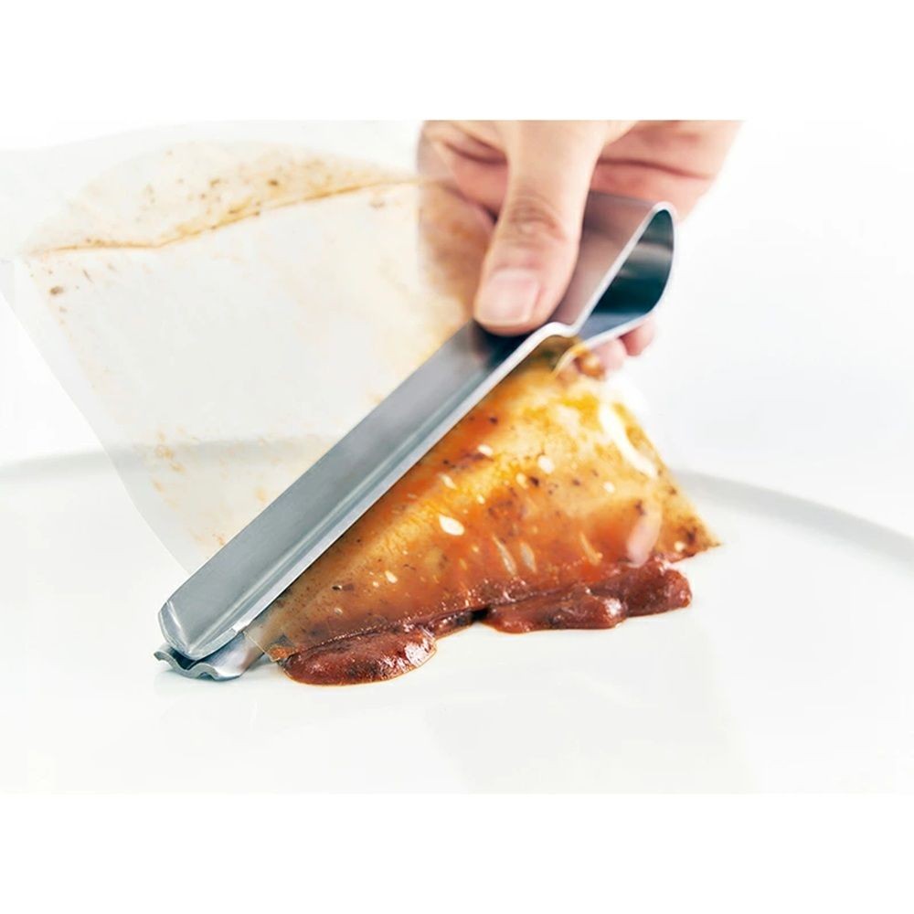 ヨシカワ EAトCO シボル しぼりトング Shibolu tongs, ステンレス, 幅20mm&times;奥行180mm&times;高さ10mm