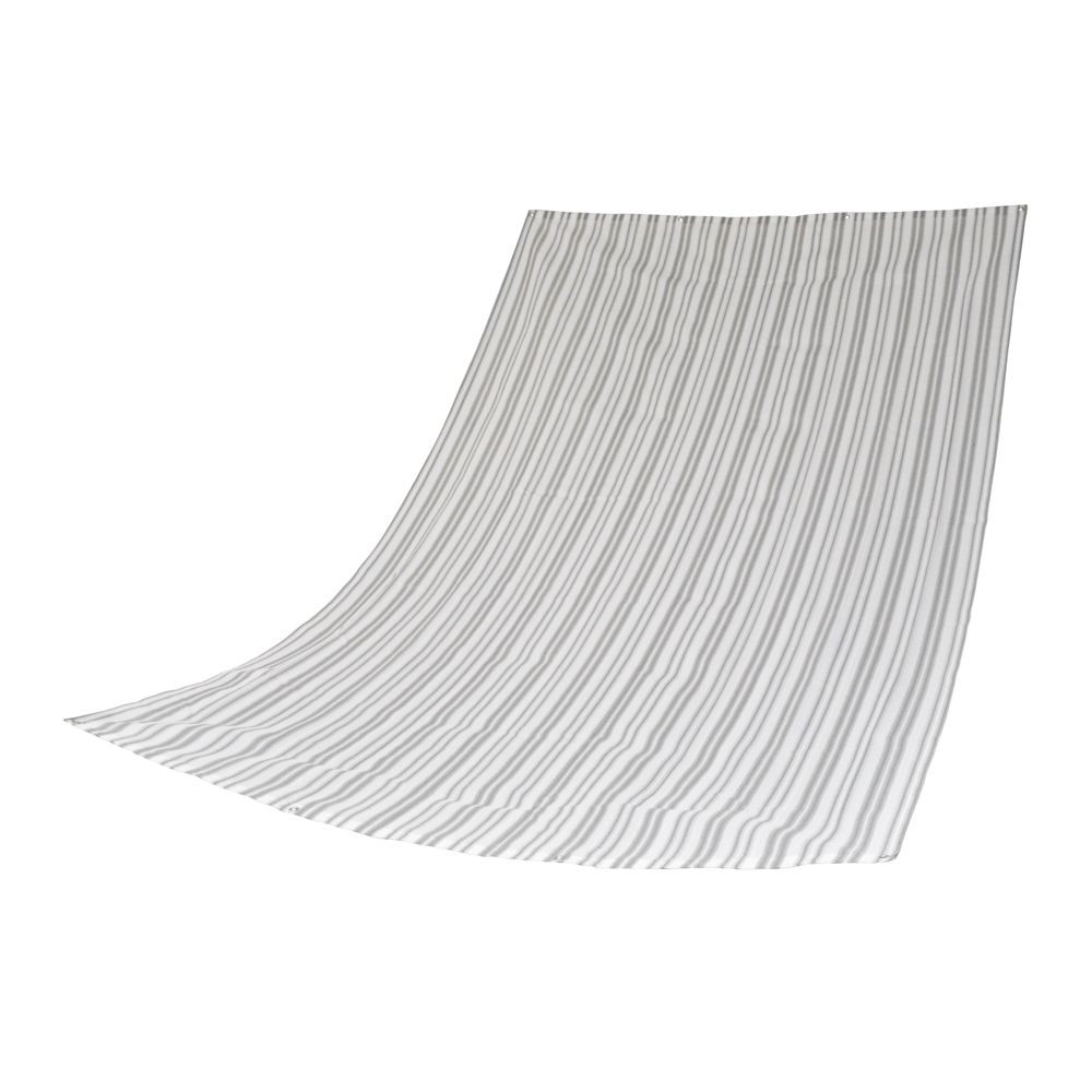 日よけオーニング グレーストライプ, グレーストライプ（200×200）, 200×200cm