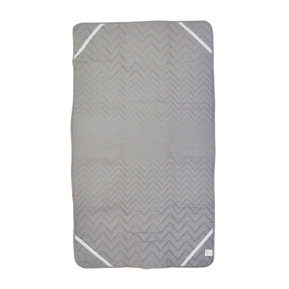 除湿シート入り　しっかり支えるベッドパッド　セミダブル　約１２０&times;２００ｃｍ　グレー, グレー, セミダブル