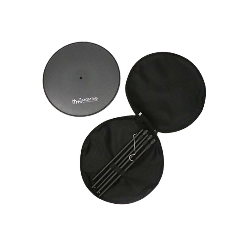 MOMTAG ランタンポール付き丸テーブル　HDL-0395, ブラック, -