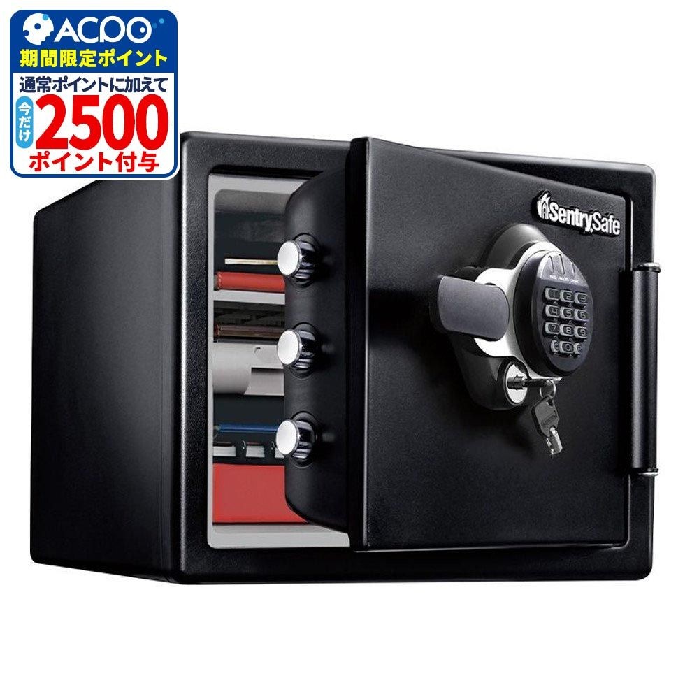 【開梱・設置費込】セントリー耐火・耐水金庫  JFW082GUL テンキー式 1時間耐火 22.8L【メーカー直送・代引不可】, ブラック,  22.8L