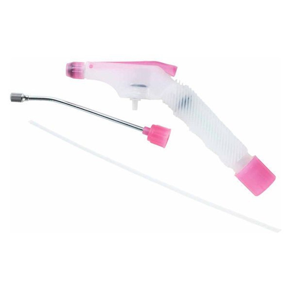 ペットボトル専用加圧式おそうじスプレー　ロングノズル付, ピンク/クリア, F9209