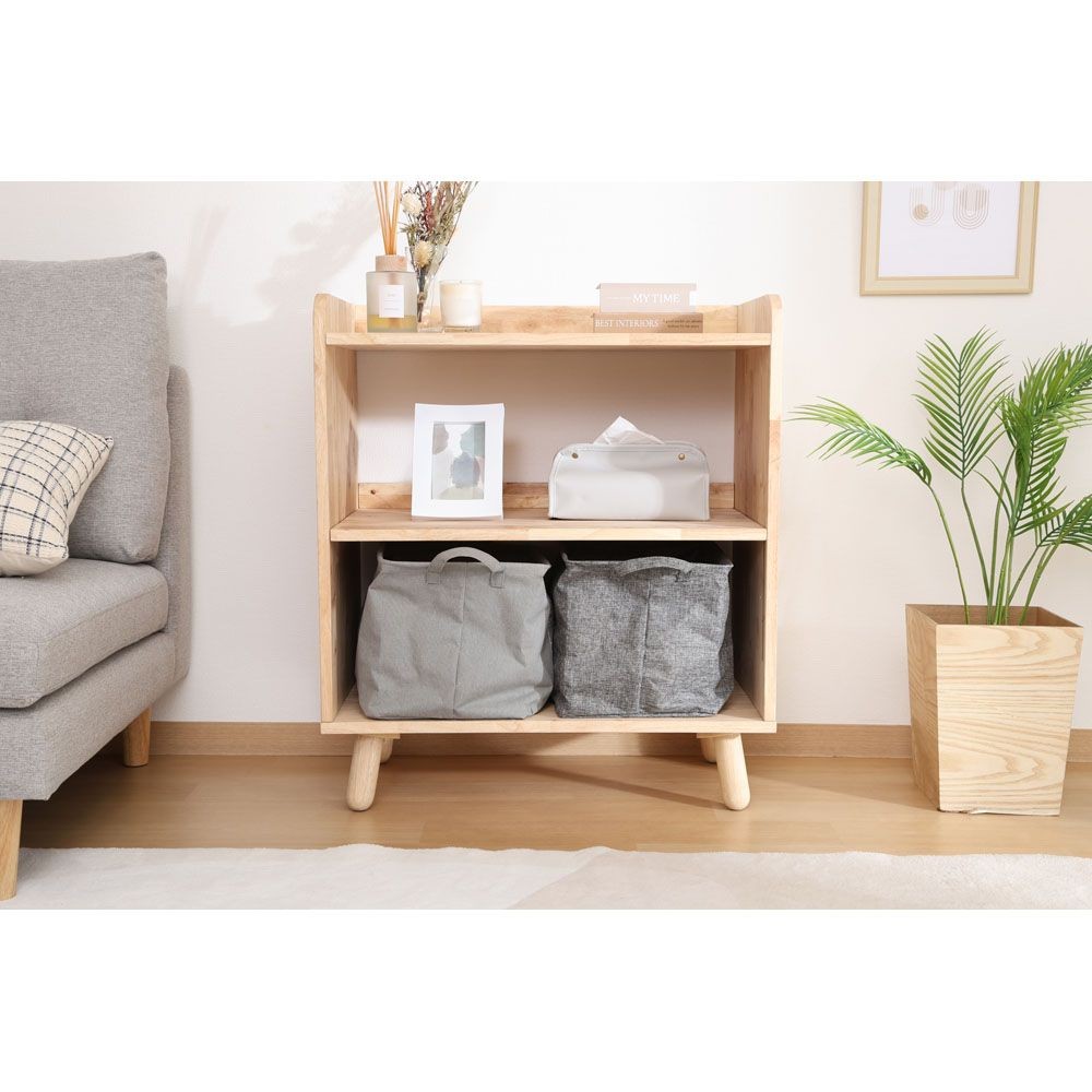 不二貿易 ＮＳ　壁面収納ユニット　ボトムラック【メーカー直送・代引不可】, ナチュラル, 幅700mm&times;奥行400mm&times;高さ800mm