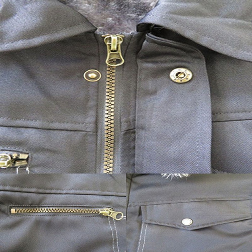 衿ボアブルゾン　ブラック, ブラック, Ｍ