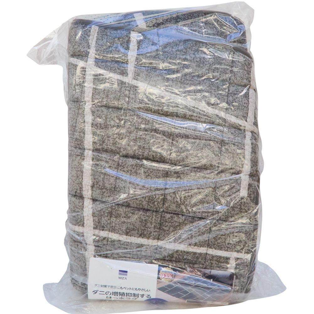 WIZ'A　ウィザ　ダニの増殖を抑制するラグ　１８０Ｘ１８０　ＧＹ　２５幾何, グレー, 180&times;180cm