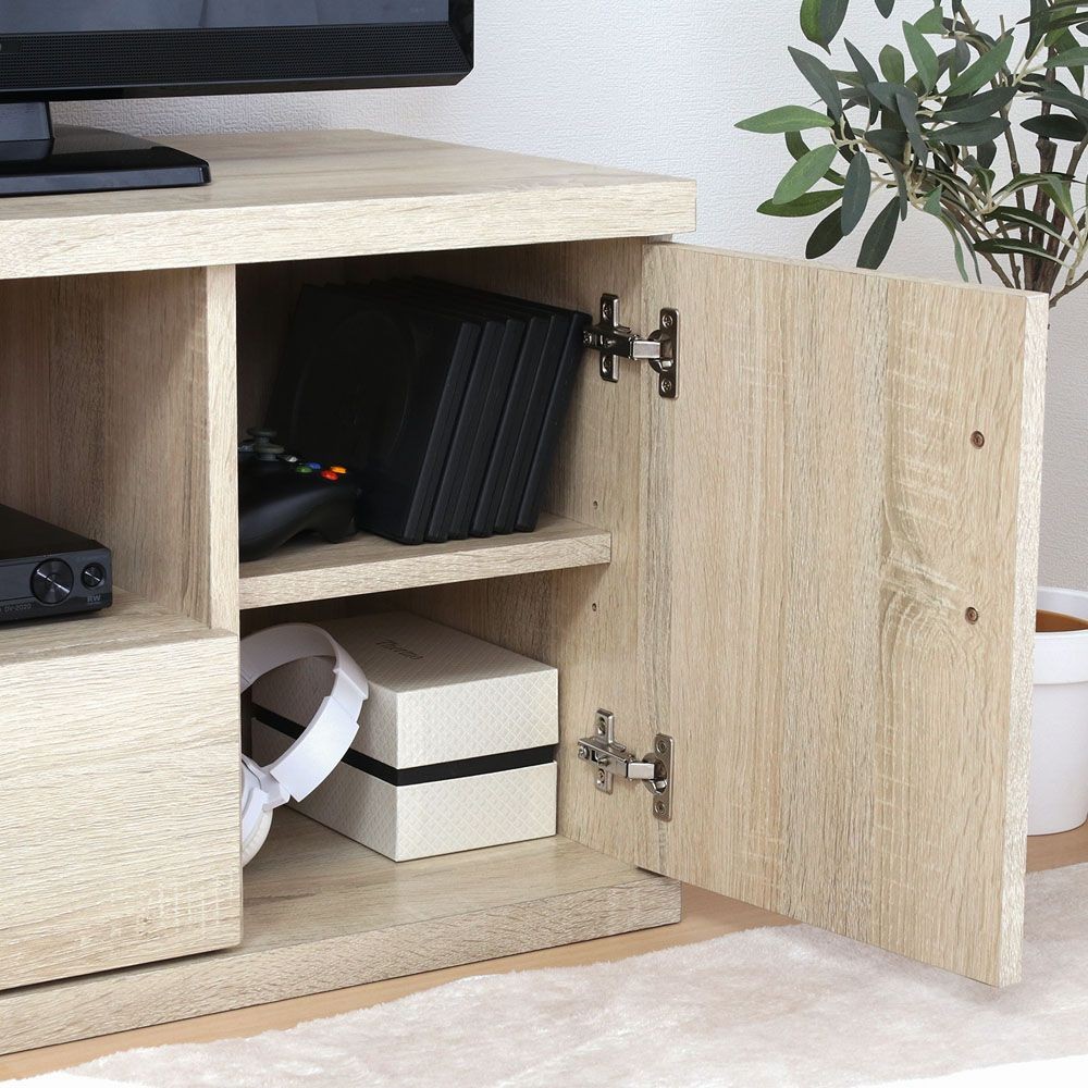 不二貿易 ラルゴ　ローボード　オーク【メーカー直送・代引不可】, オーク, 幅890mm&times;奥行415mm&times;高さ450mm