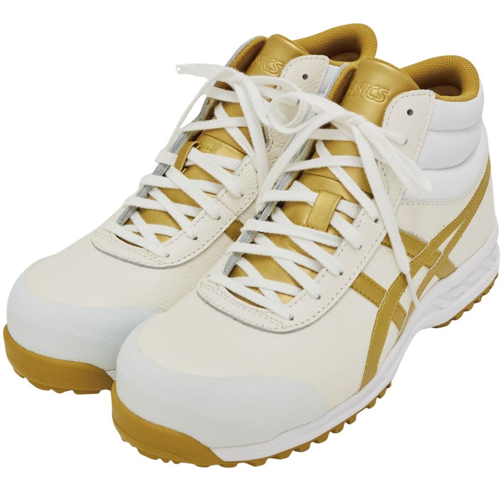 アシックス（ASICS） ウィンジョブ71S ホワイト×ゴールド, ホワイト×ゴールド, 25.5cm