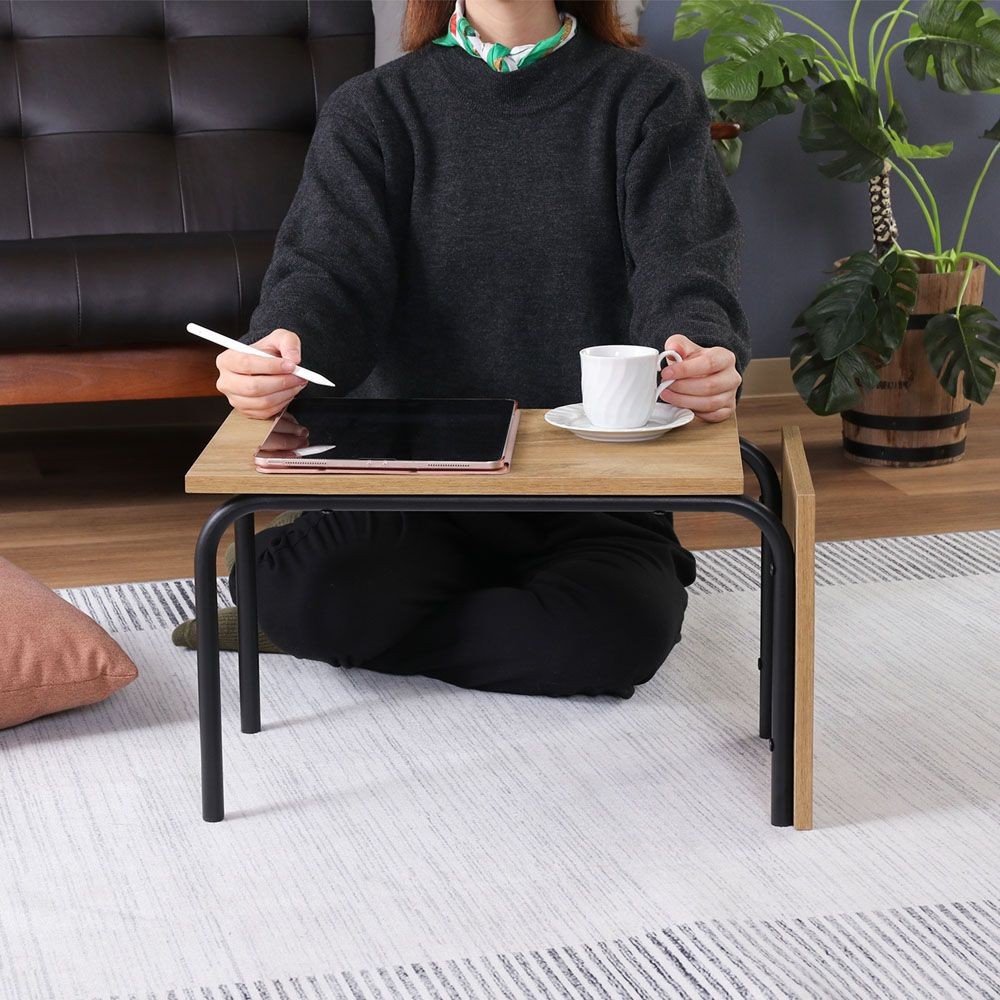 不二貿易 ＥＺＢＯ　２ＷＡＹテーブル（小）　ＮＡ【メーカー直送・代引不可】, ナチュラル, 幅300mm&times;奥行315mm&times;高さ535mm