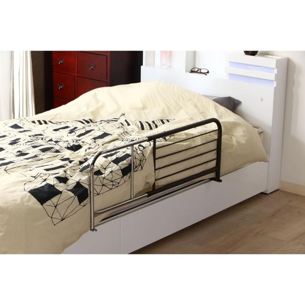 不二貿易  スライドベッドガード　（横伸縮） 【メーカー直送・代引不可】, ホワイト, (WH)