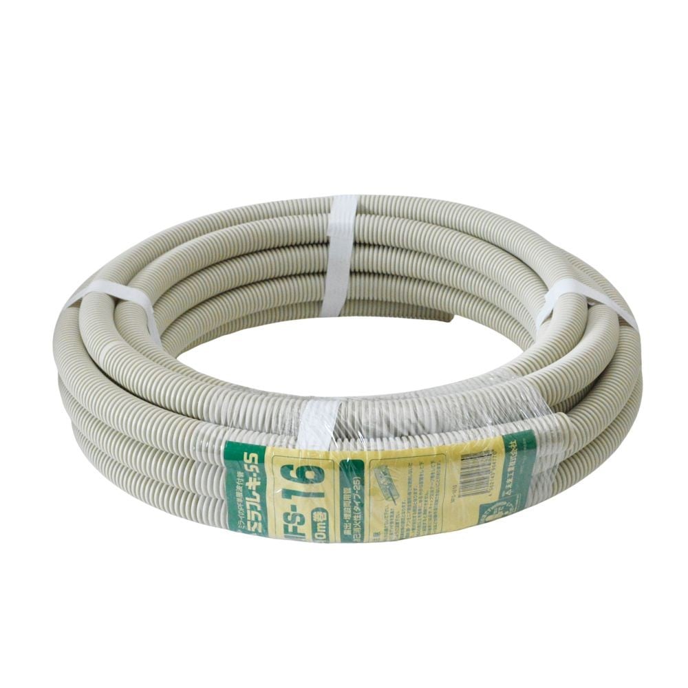 未来 PF管 グレー 10m MFS-1610, グレー, 10m巻