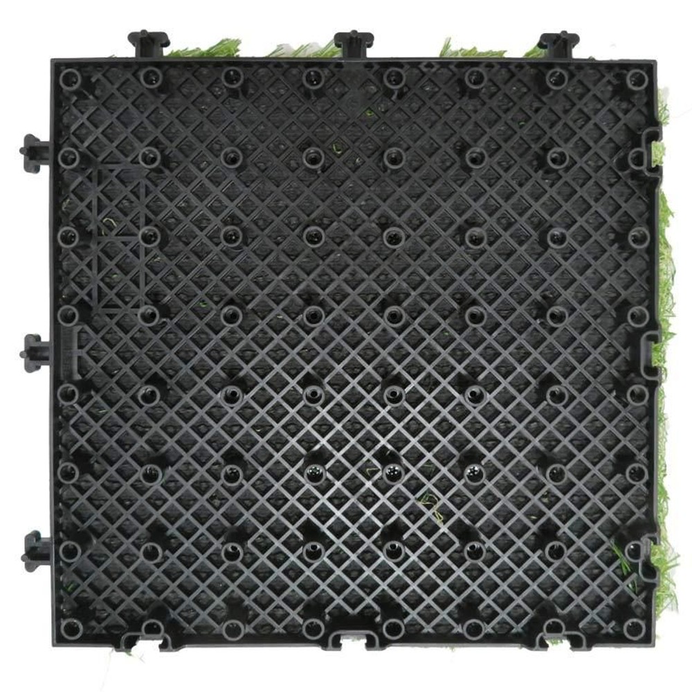 ジョイント式グリーンターフパネル &times;6枚セット, グリーン, 6個セット