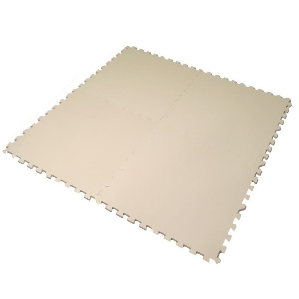 大判つなげるソフトマット　4枚組, アイボリ, 大判