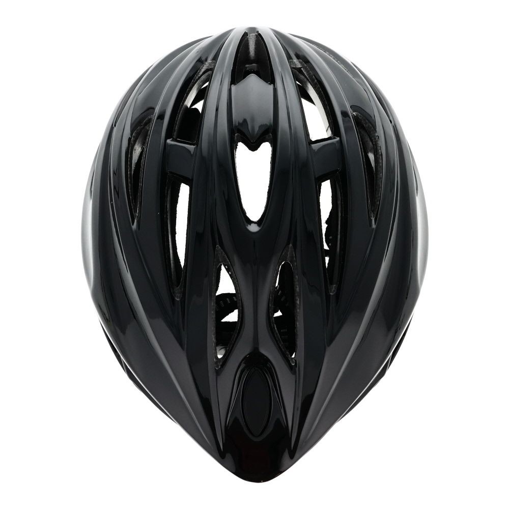 サイクルスポーツヘルメット Mサイズ, ブラック, M（55-58cm）