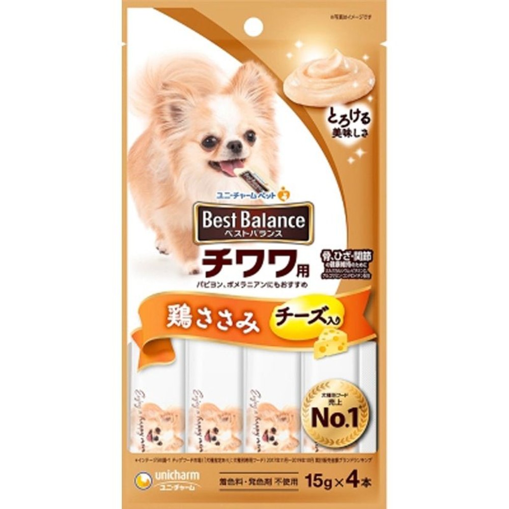 ユニチャーム　ベストバランス　チワワささみ　15ｇ4本, その他カラー１, その他サイズ１