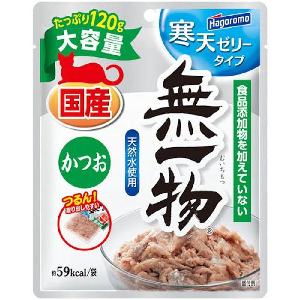 はごろも　無一物パウチ　寒天ゼリー　かつお　１２０ｇ, -, 120g