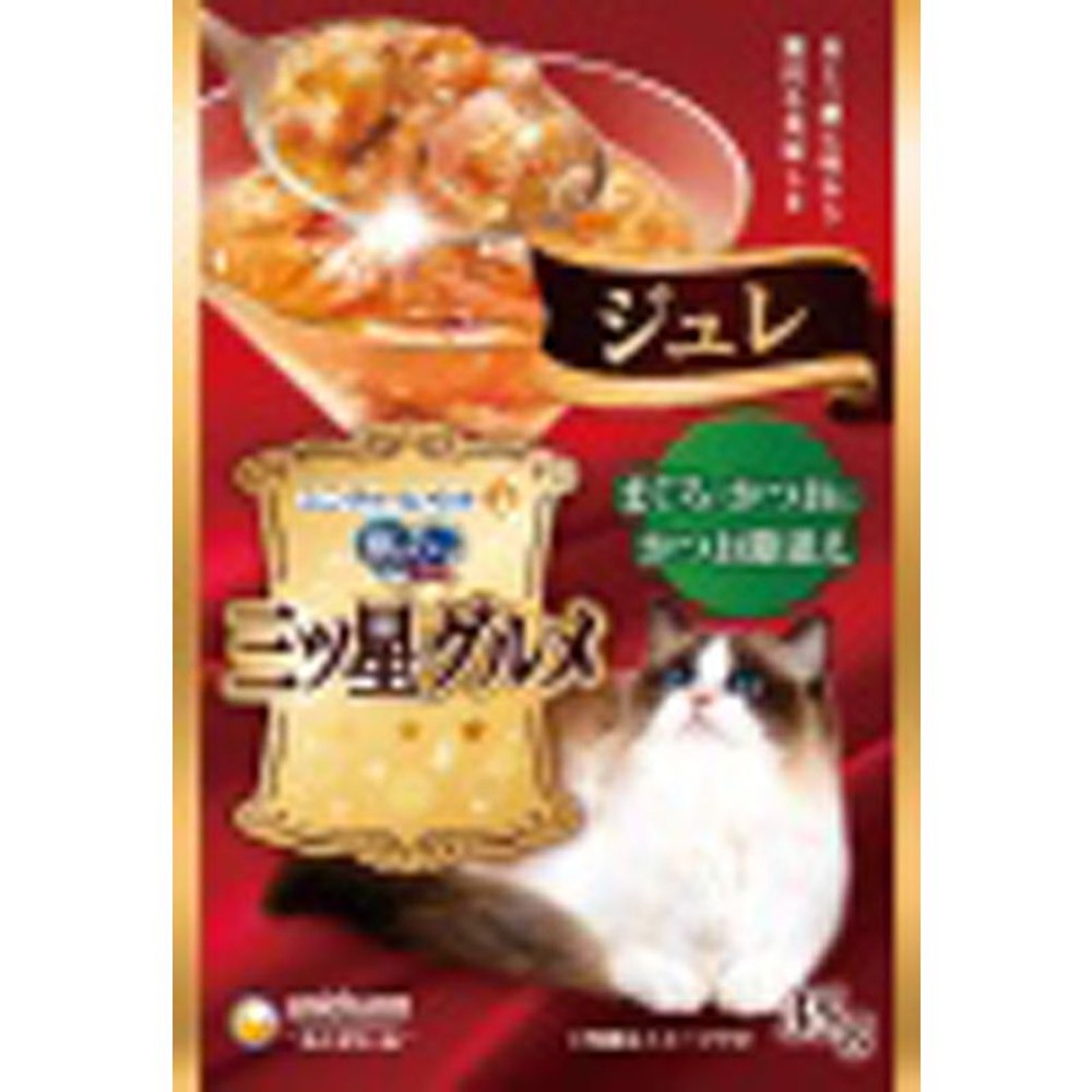 ユニチャーム 三ツ星パウチジュレ かつお節 35ｇ, かつお節, 35g