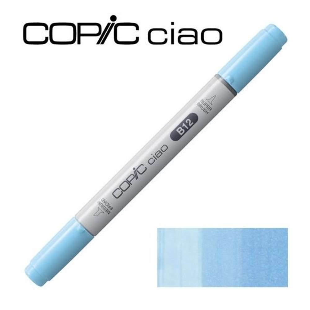 コピックチャオ B12 アイス・ブルー, コピックチャオ B12 アイス・, スケッチ