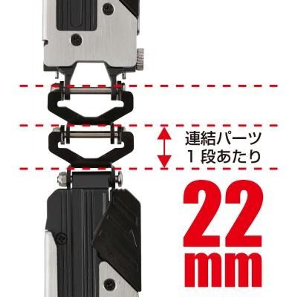 TAJIMA　セフホルダー胴ベルト用 金属 2連 右用　SF-MHLDS2M, ブラック/シルバー, 2連　右用