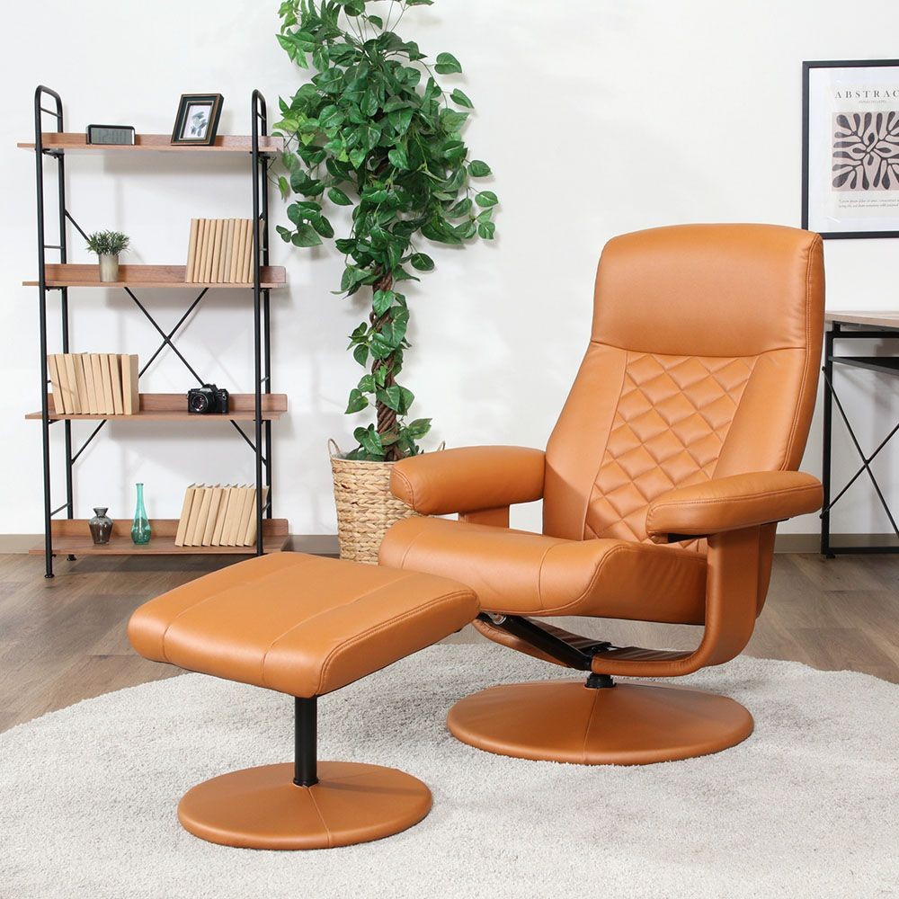 不二貿易 パーソナルチェアー　クロス　ＣＭ【メーカー直送・代引不可】, オレンジ, 幅775mm&times;奥行mm&times;高さmm