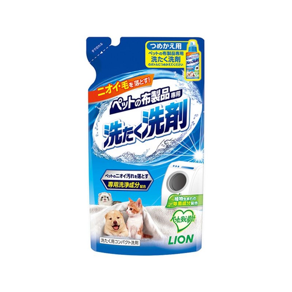 ライオン　ペット用品の洗たく洗剤, 詰替え用, 320g