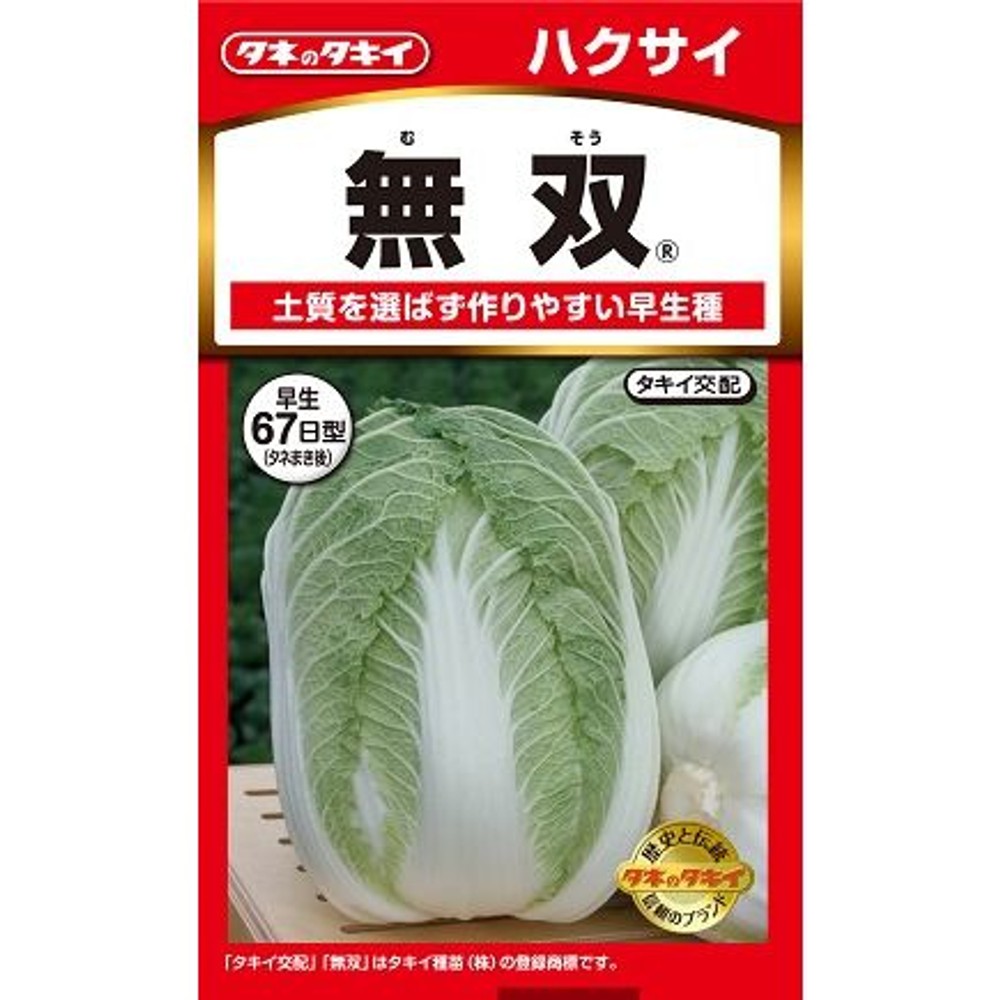 タキイ　はくさい　無双, -, -