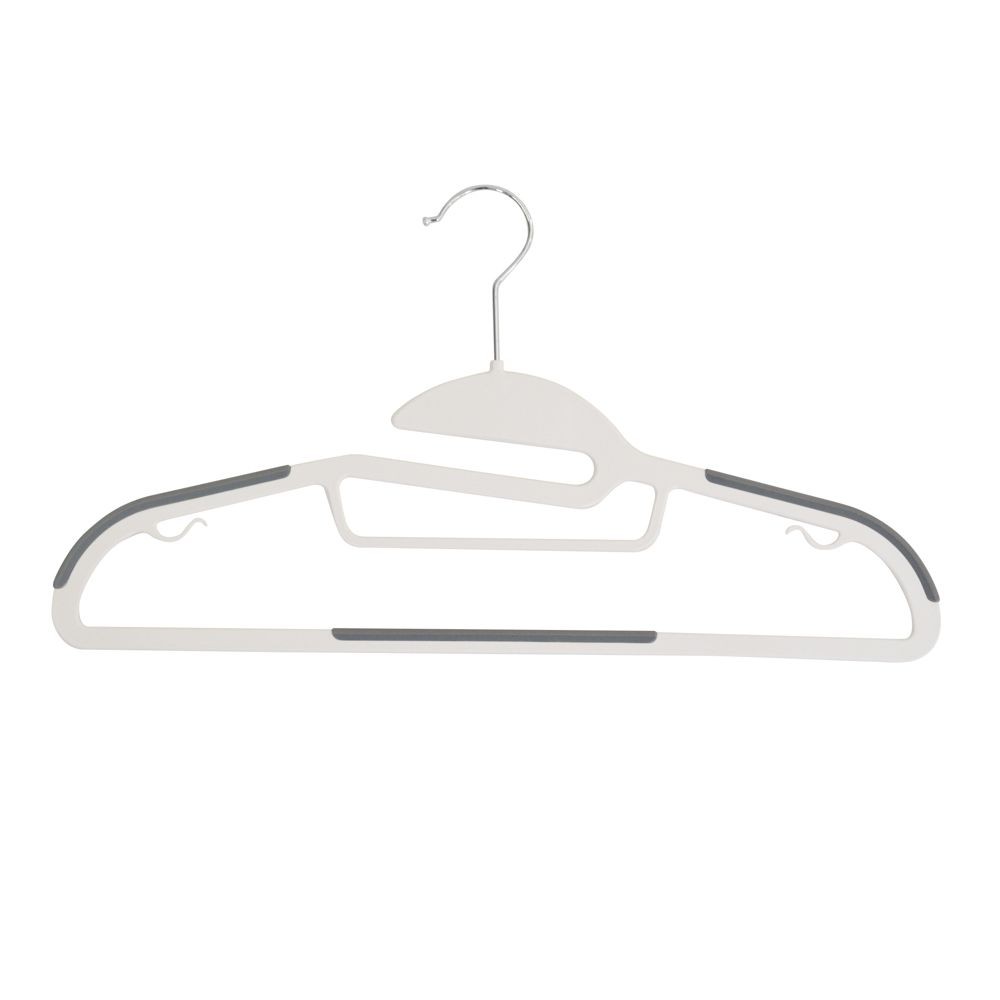 ウィザ　WIZ'A 滑り止め付きプラスチックハンガー　42ｃｍ 24本組, 滑り止め付, 24本入