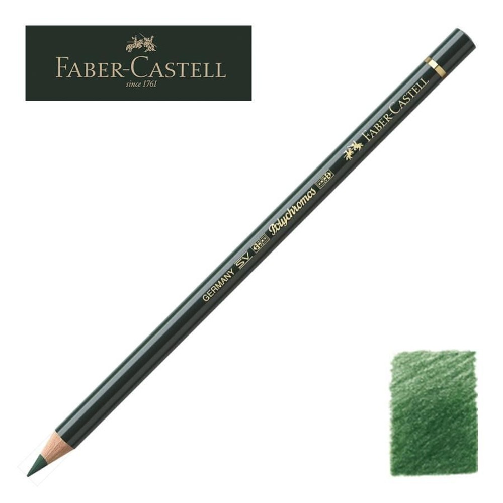 ファーバーカステル ポリクロモス色鉛筆・単色 267 （パイングリーン） 110267, 267 パイングリーン, 単色 267