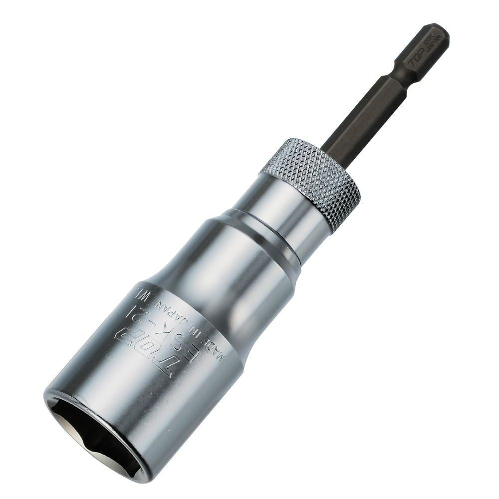 トップ工業（TOP） 電動ドリル用　強替軸ソケット　六角　２１ｍｍ ESK-21TS, 電動ドリル用, 21mm