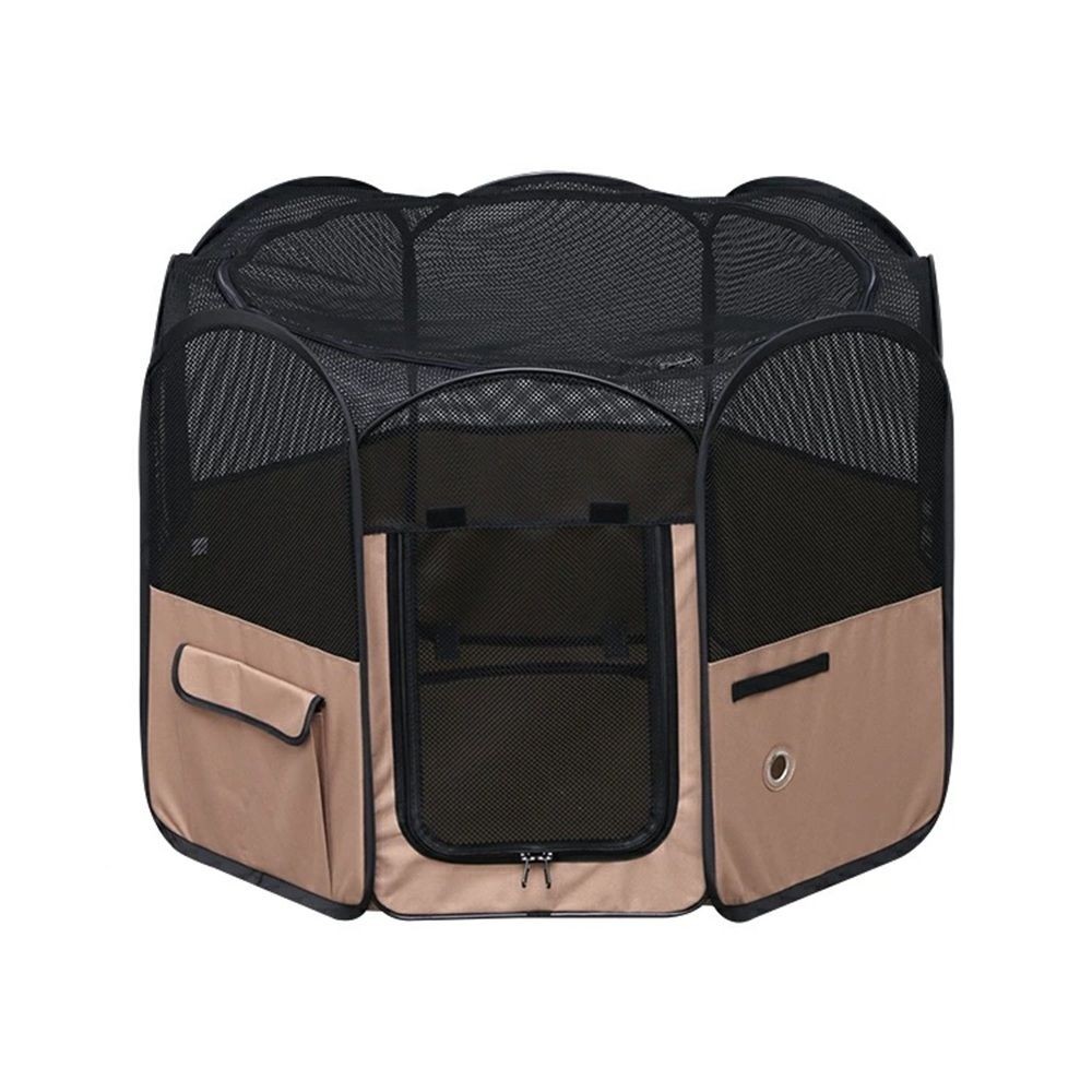 アイリスオーヤマ 折りたたみソフトサークル Ｍサイズ POTS-920Aブラウン, ブラウン, Mサイズ