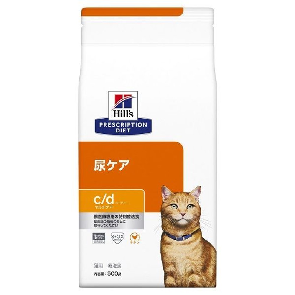 プリスクリプション・ダイエット　猫用ｃ／ｄマルチケア　500ｇ, 猫用 c/d チキン, 500g