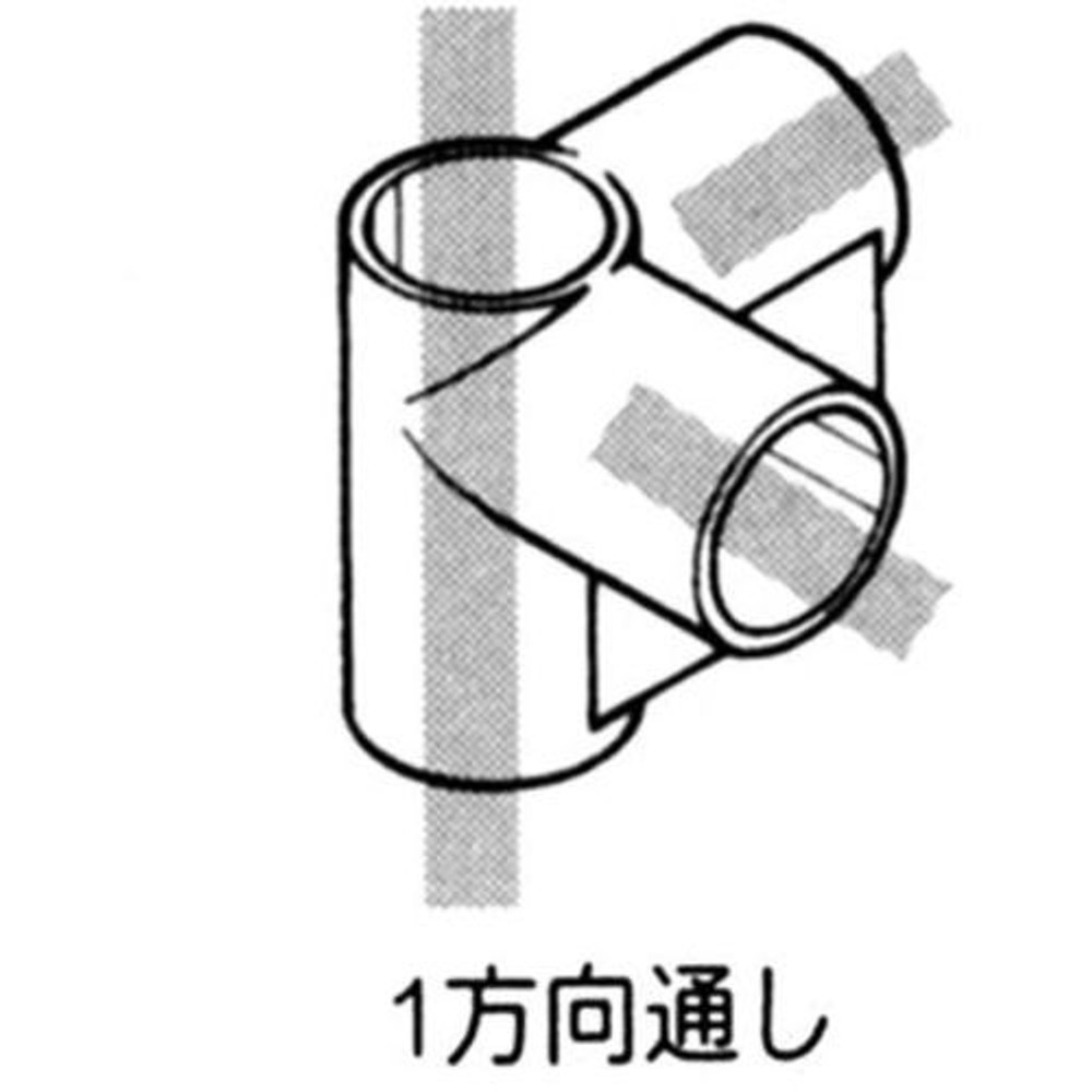 YAZAKI 矢崎化工 イレクタープラスチックジョイント J-12D S 中間コーナー用 Φ28用, アイボリー, J-12D S