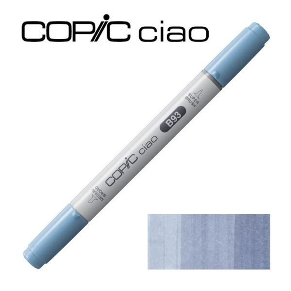 コピックチャオ B93 ライト・クロックリー・ブルー, コピックチャオ B93 ライト・, スケッチ