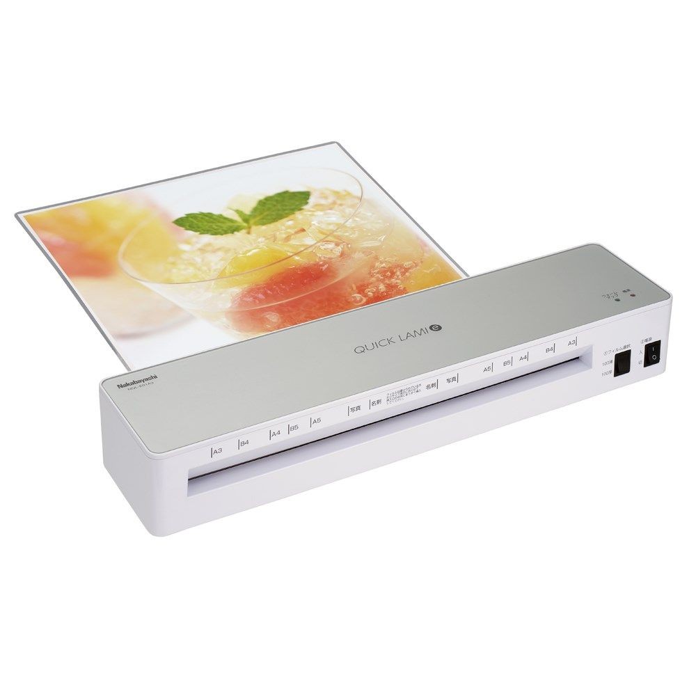 パーソナルラミネータ　クイックラミ　エコノミー, ホワイト(A4), A4サイズ