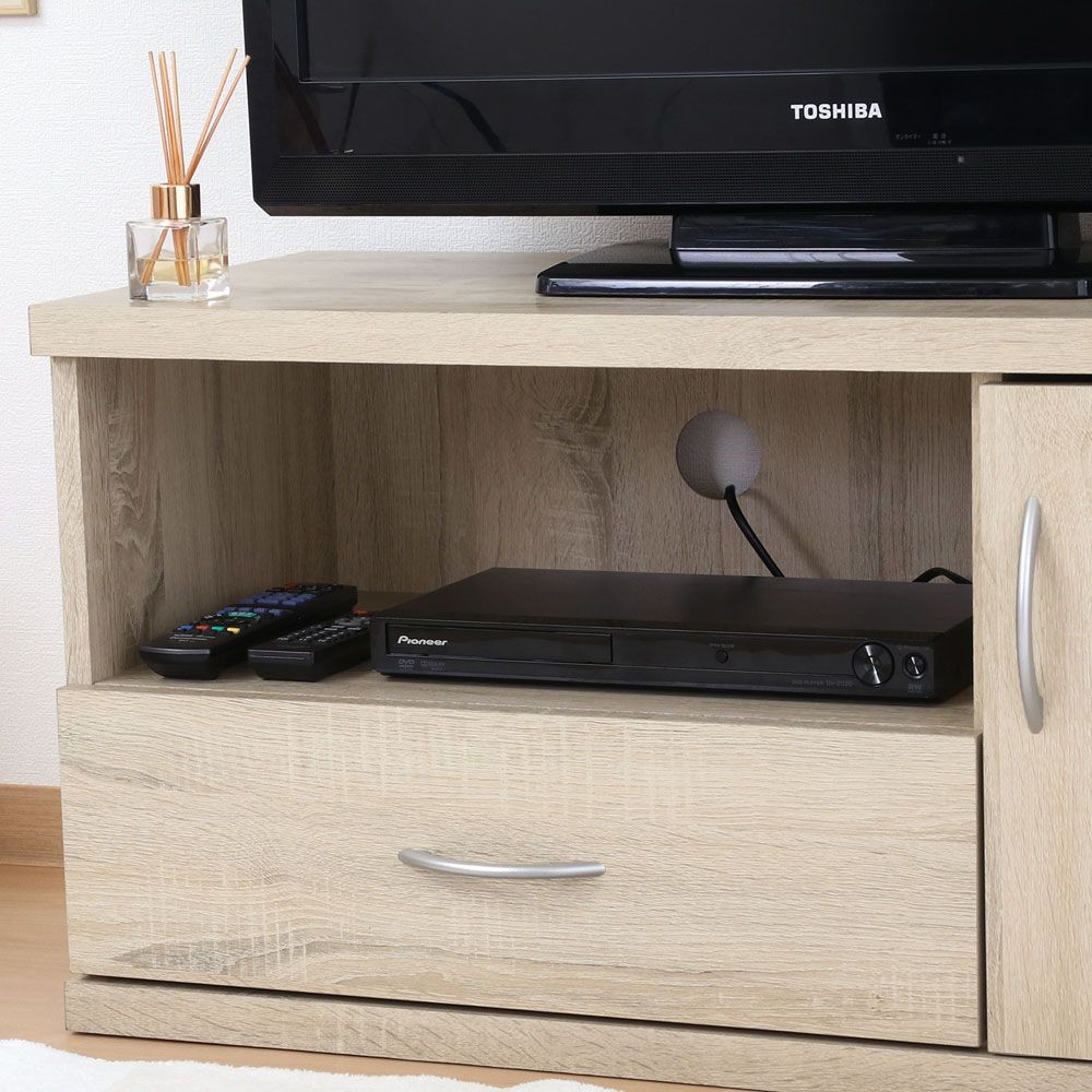 不二貿易 ラルゴ　ローボード　オーク【メーカー直送・代引不可】, オーク, 幅890mm&times;奥行415mm&times;高さ450mm