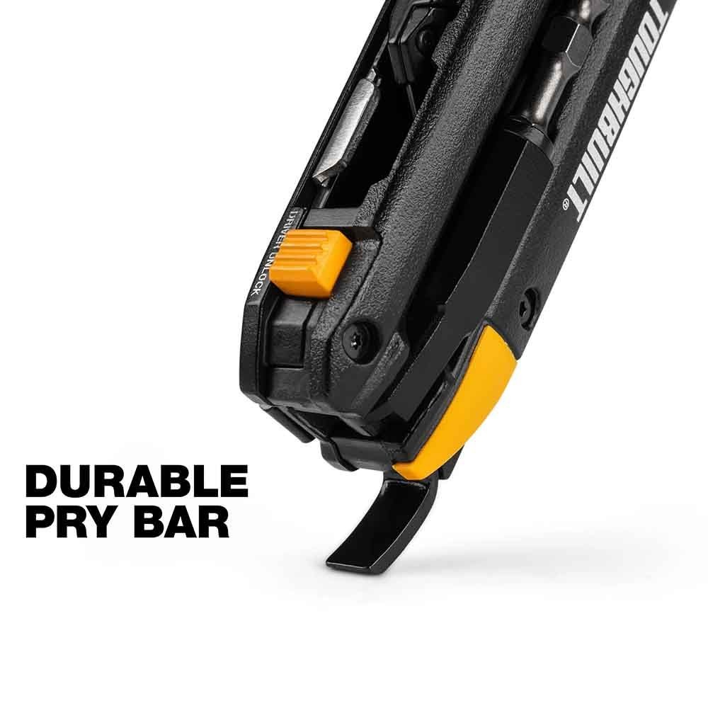TOUGHBUILT（タフビルト）　5in1 電工用フォールディングユーティリティナイフ　TB-H4-12-IM , 黒, TB-H4-12-IM
