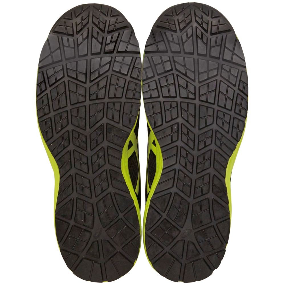 アシックス（ASICS） ウィンジョブCP216 ブラック&times;ネオンライム, ブラック&times;ネオンライム, 25.5cm