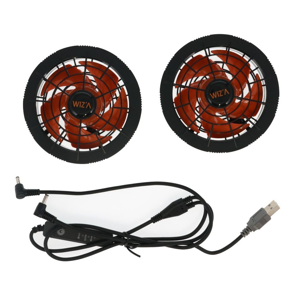 【2025年モデル】ウイザ WIZ'A 超大風量　衣料用ファンＰＲＯ, ブラック, ノーマル
